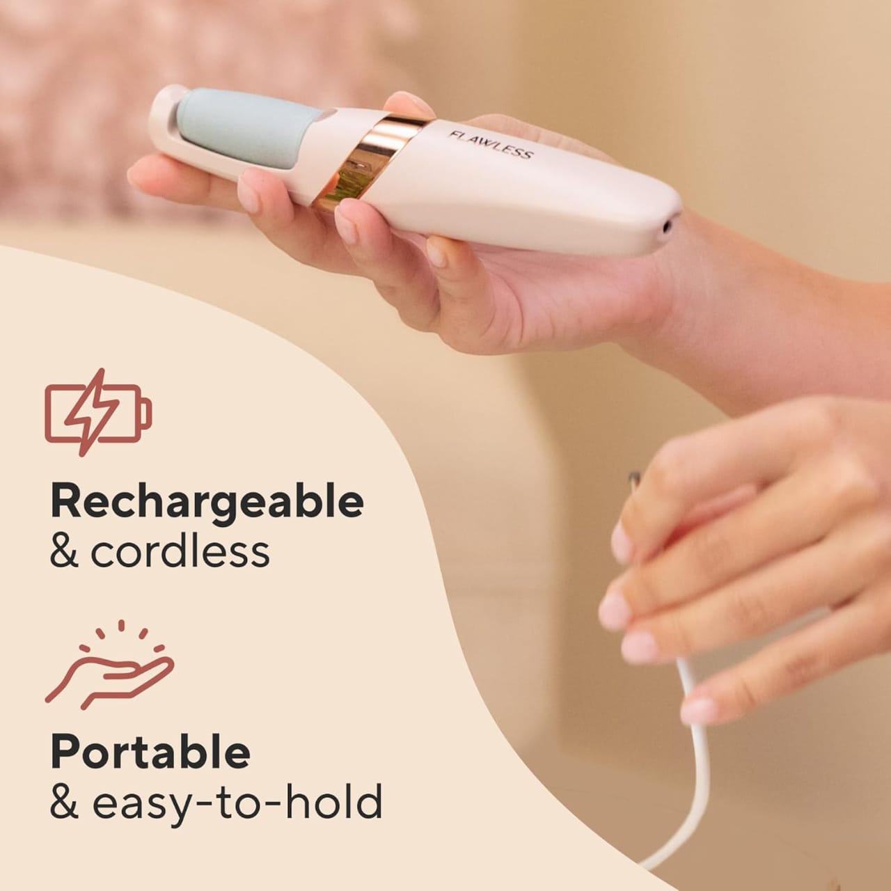 Rechargeable Electric Foot Callus Remover